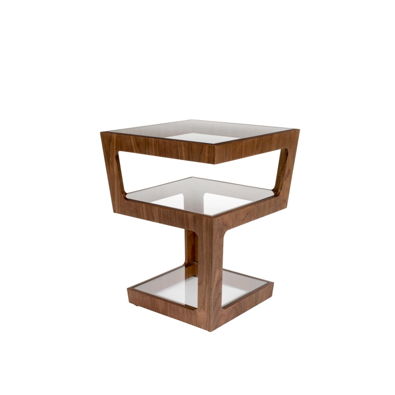 Необычные кофейные столики. Столик в форме песочных часов. Столик формой с
