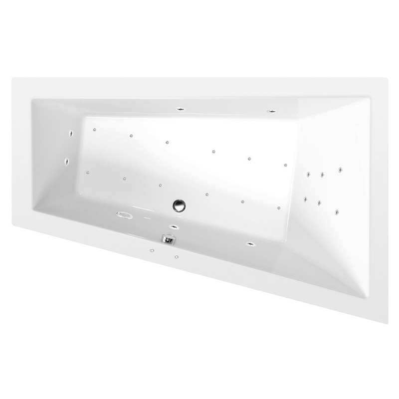 massaaživann  TRIANGL R  180x120x50cm,  Attraction Hydro-Air,  kroom