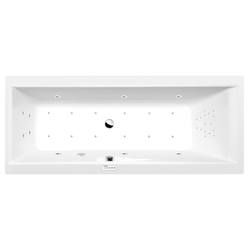 massaaživann  CLEO  170x70x48cm,  Highline Hydro-Air,  kroom