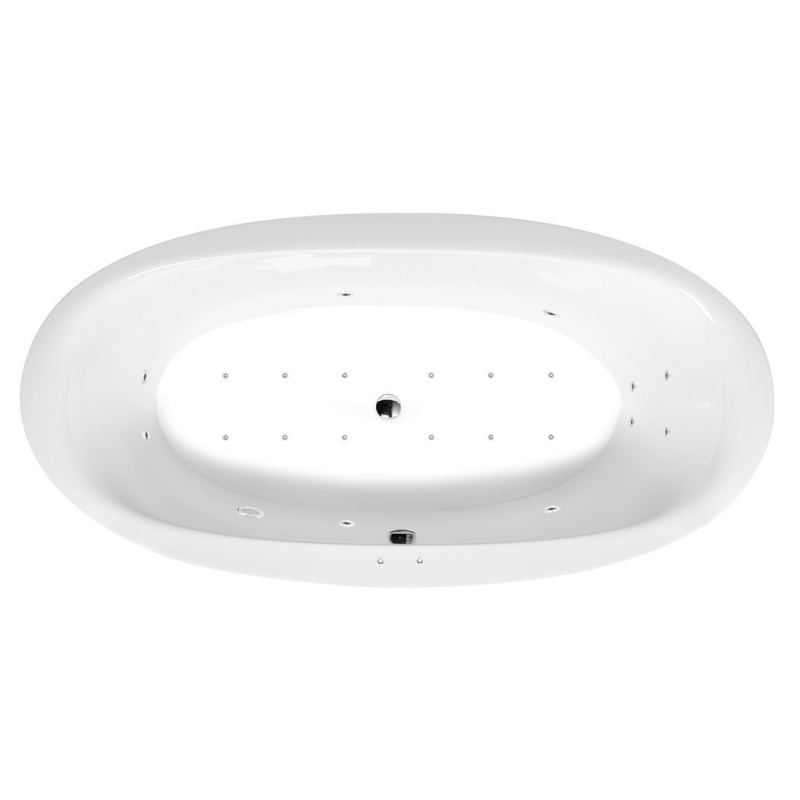 massaaživann  STADIUM  190x95x46cm,  Active Hydro-Air,  kroom