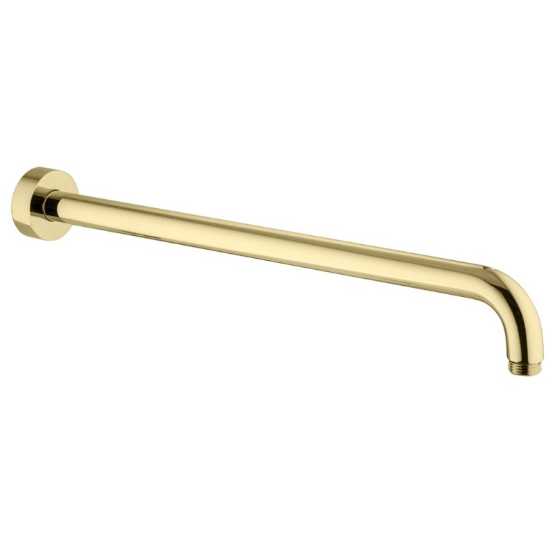 ümar horisontaalne dušitoru L 400 mm, läikiv kuld