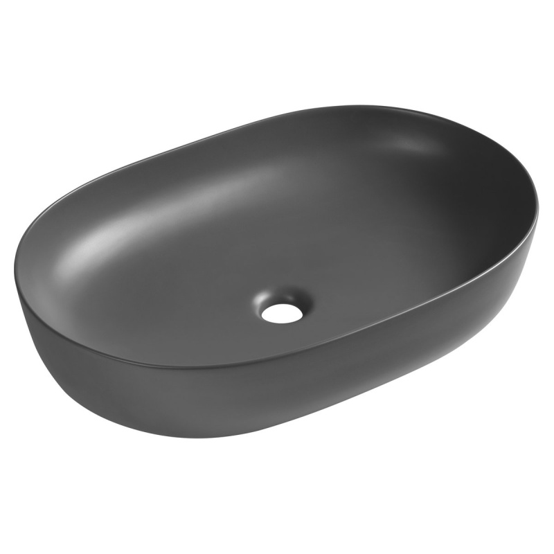 ARDEA countertop ceramic washbasin, 60,5x41,5cm, carina