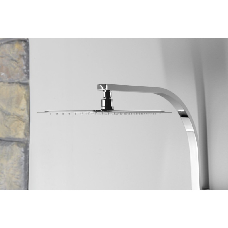 DALIA Shower Thermostatic Combi Set, square, chrome Deko