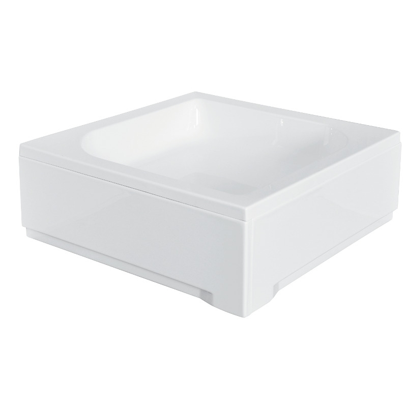 shower tray 90x90 cm, square, no siphon