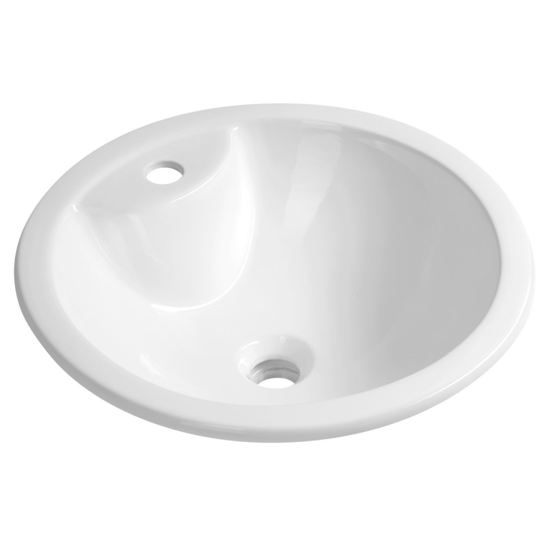 süvistatav valamu,  SHIPRA dia. 46cm,  valge