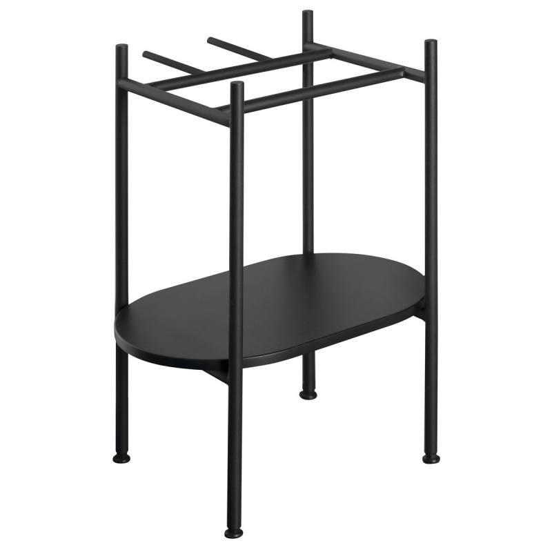 PUNO pedestal under the washbasin 400x820x360mm, black