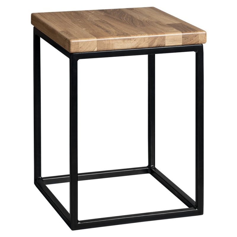 taburet SKA 300x410x300 mm, tamm / matt must