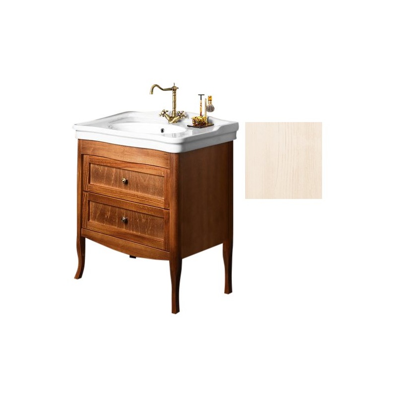 RETRO Vanity Unit 73x80x46,5 Cm, Antique White, Basin Not Included RETRO vanity unit 73x80x46,5 cm, antique white, basin not included. > - RETRO Vanity Unit 73x80x46,5 Cm, Antique White, Basin Not Included