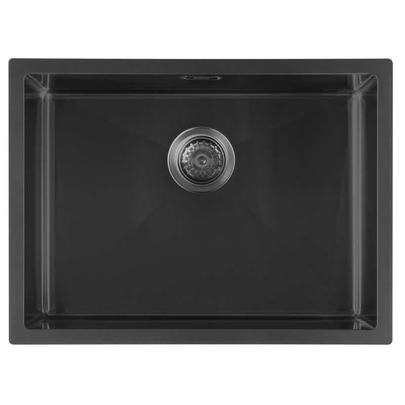 roostevaba köögivalamu ZENITH 60x45cm,  gun metal