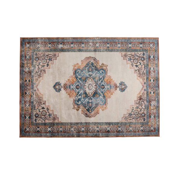 Vaip Mahal Blue/Brick 170X240