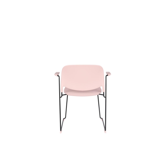 Käetugedega tool Stacks Pink