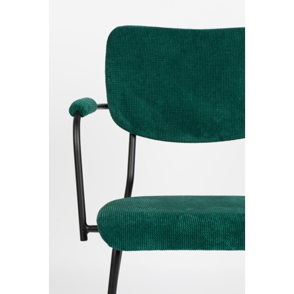 käetugedega tool Benson, Green