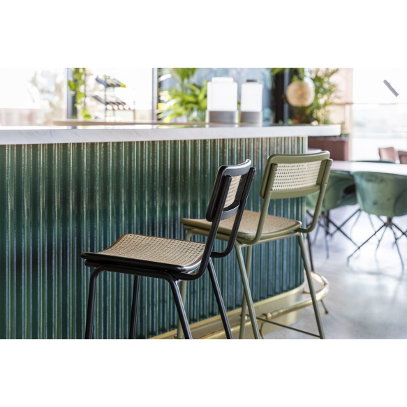 Madal baaritool Jort Black/Natural