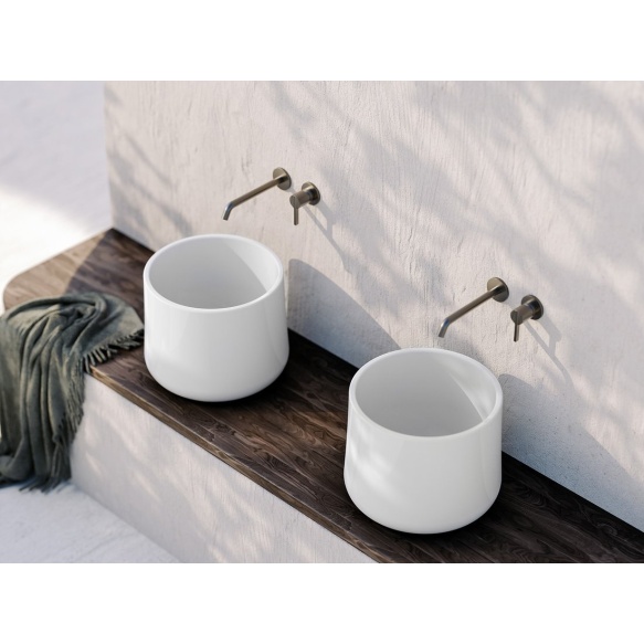 valamu tööpinnale ALLEGRO diam 42 cm, valge