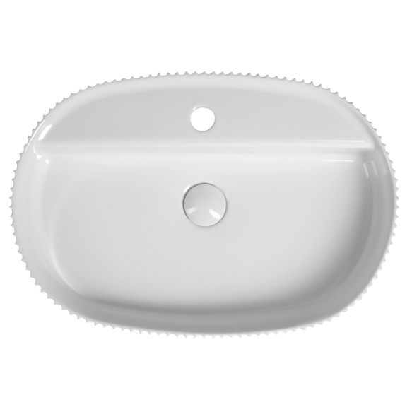 valamu töötasapinnale,  SINTESI 60x40cm,  valge