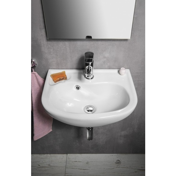 keraamiline valamu 45x35 cm, valge