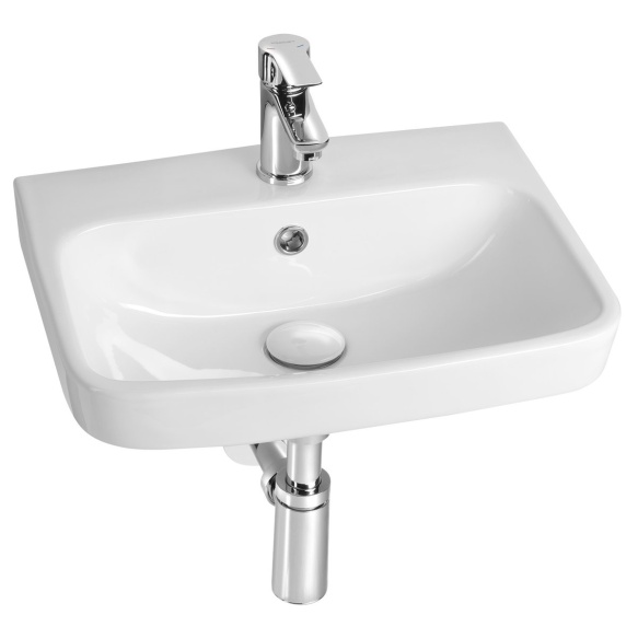 VIBRANT ceramic washbasin 46x33cm, white