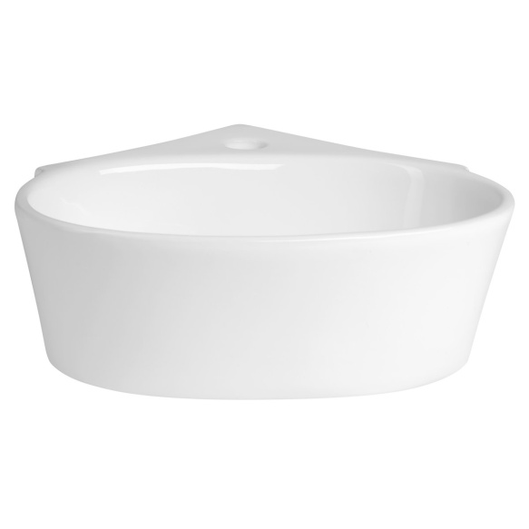 ECKERT ceramic corner washbasin 36x36cm, white