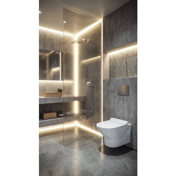 rimless seina wc pott Imogen 36x50 cm, valge