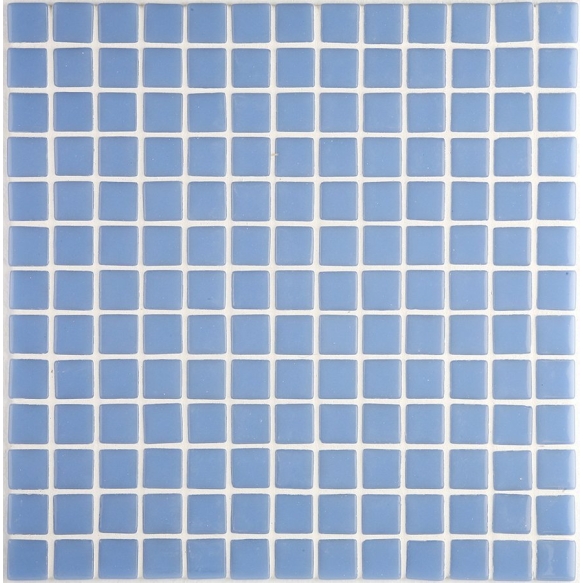 LISA plato glass mosaic 2,5x2,5cm, blue