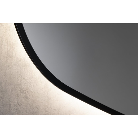 LED peegel Elena 20W, 68x96 cm, matt must