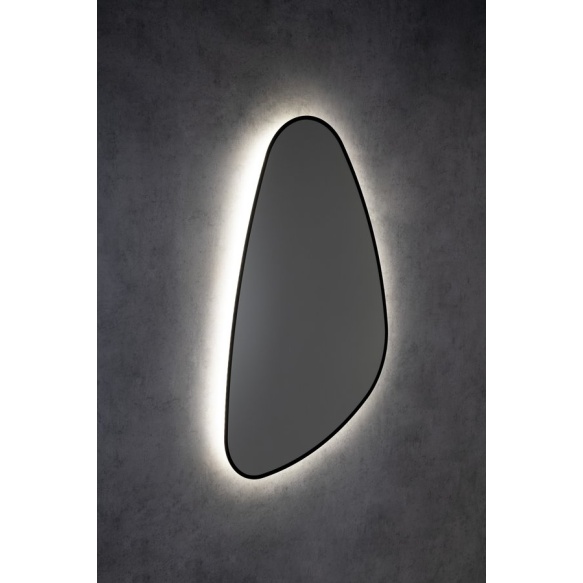 LED peegel Elena 20W, 68x96 cm, matt must