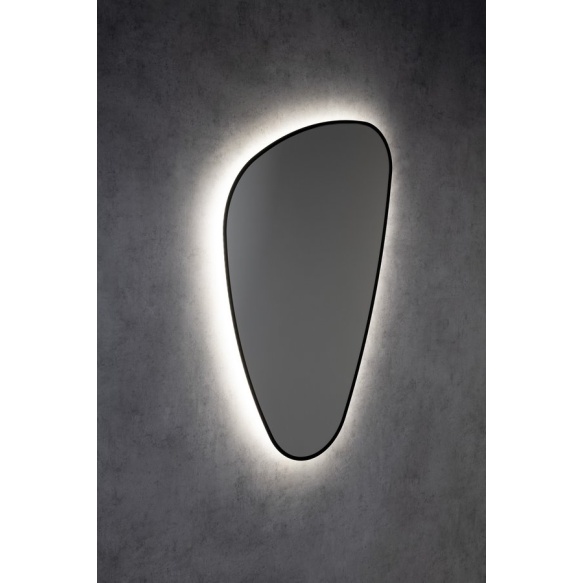 LED peegel Elena 20W, 68x96 cm, matt must