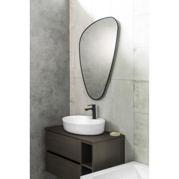 LED peegel Elena 20W, 68x96 cm, matt must
