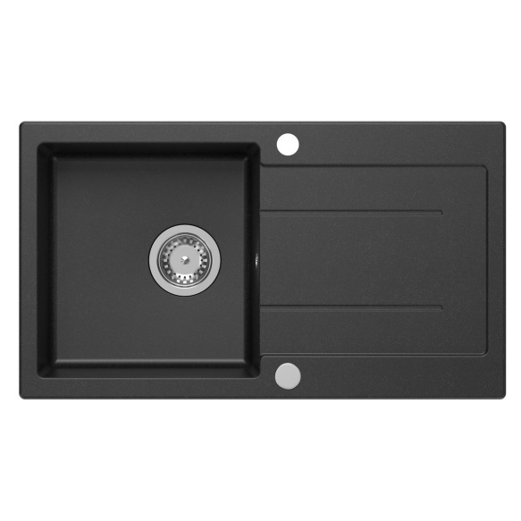 kivimassist köögivalamu 77x44cm,  must