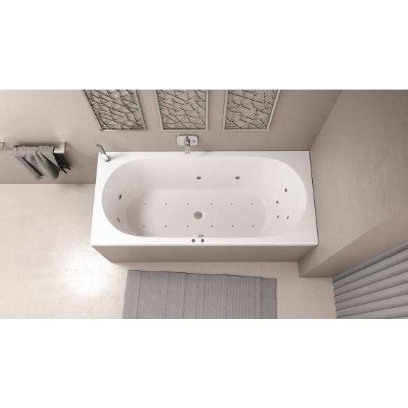 massaaživann  ASTRA B  165x75x48cm,  Active Hydro-Air,  kroom