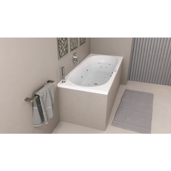 massaaživann  ASTRA B  165x75x48cm,  Active Hydro-Air,  kroom