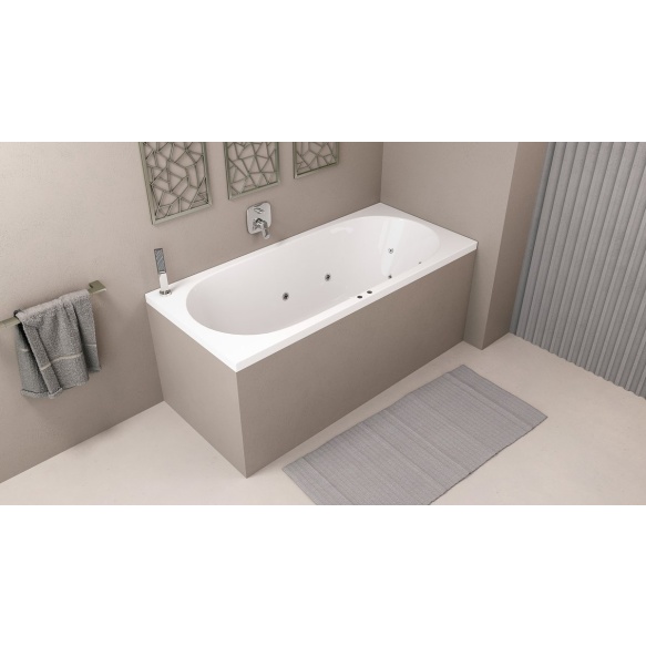 massaaživann  ASTRA B  165x75x48cm,  Active Hydro-Air,  kroom