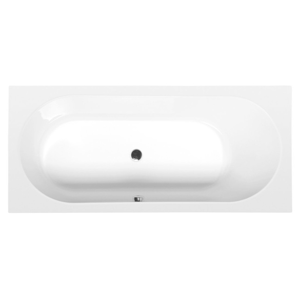 asümmeetriline vann Astra B 165x75x48 cm, valge