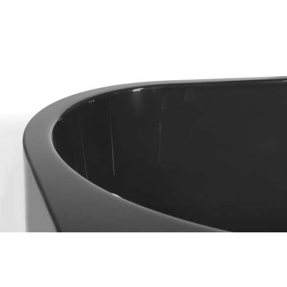 monoliitvann Astra L 160x75x60 cm, läikiv hall