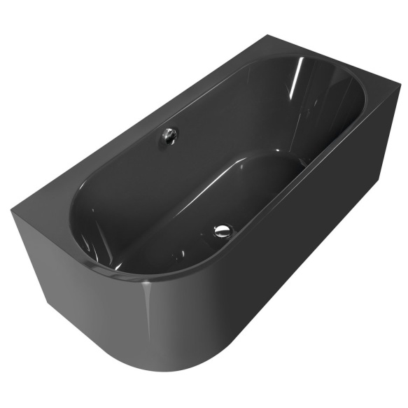 monoliitvann Astra R Asymmetric 160x75x60 cm, hall