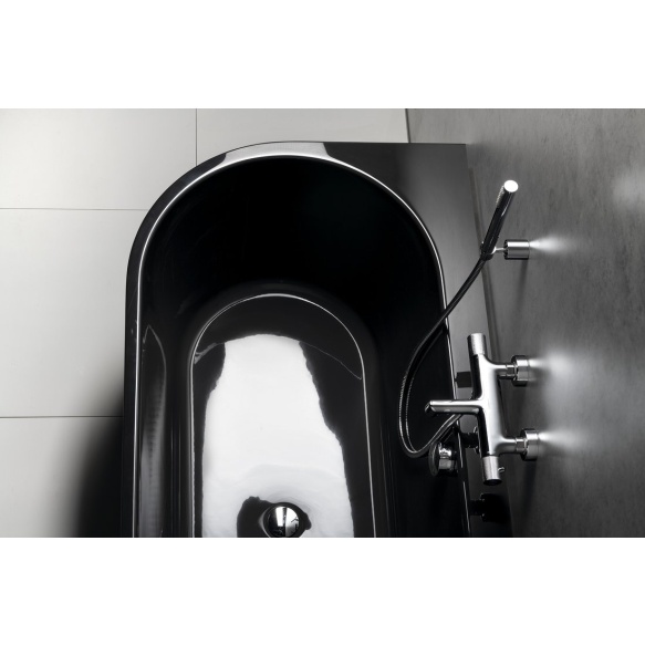 monoliitvann Astra R Asymmetric 160x75x60 cm, hall