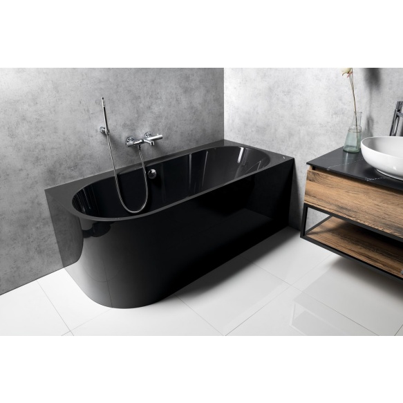monoliitvann Astra R Asymmetric 160x75x60 cm, hall