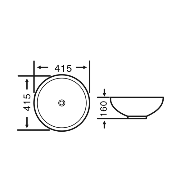 valamu tööpinnale 40 cm, valge