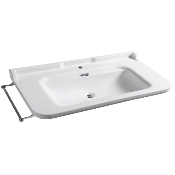 keraamiline valamu WALDORF 120x55 cm, valge