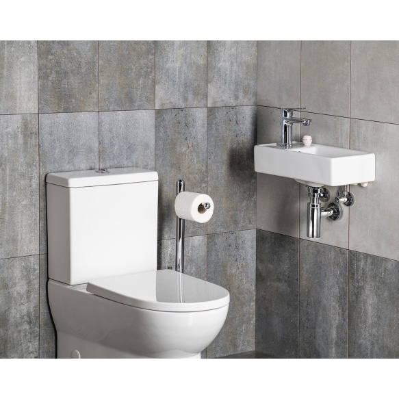 valamu Minos 40x22 cm, valge, vasak