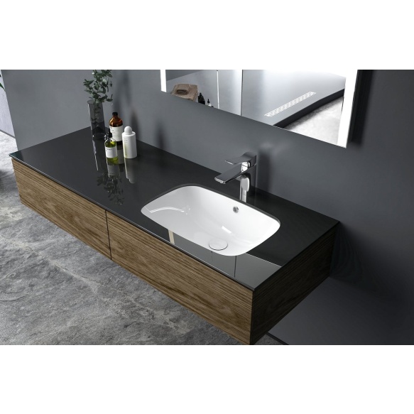 valamu töötasapinna alla Nuvo 55x38 cm, valge