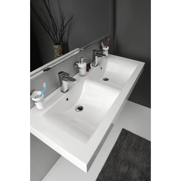 kivimassist valamu Flavia 120x50 cm, valge