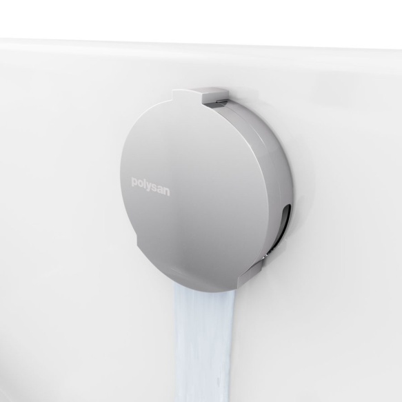 vannisifoon vanni veega täitmise funktsiooniga (L) 800mm, Plug 72mm, kroom