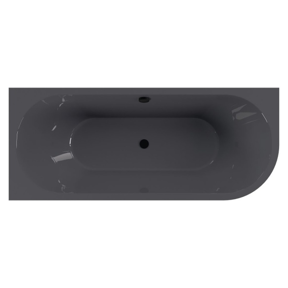 monoliitvann Viva L Asymmetric 180x75x60 cm, hall