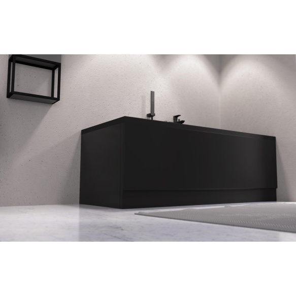 esipaneel Plain 160x59 cm matt must, parem