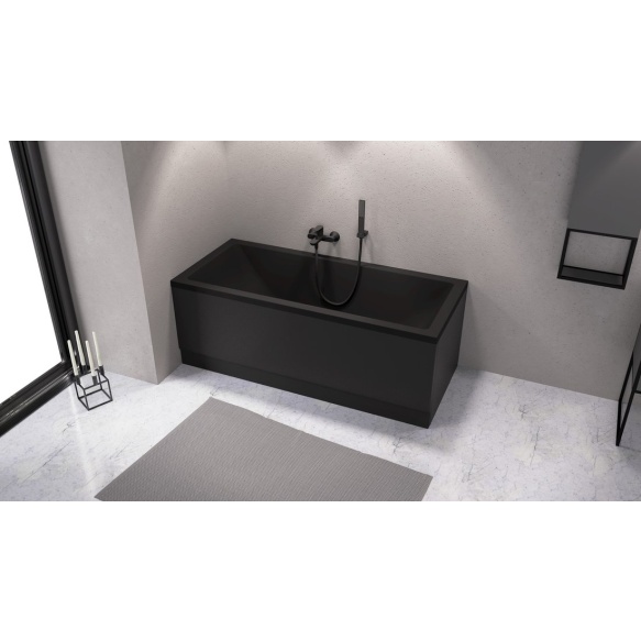 vann Cleo 170x70x48 cm, matt must
