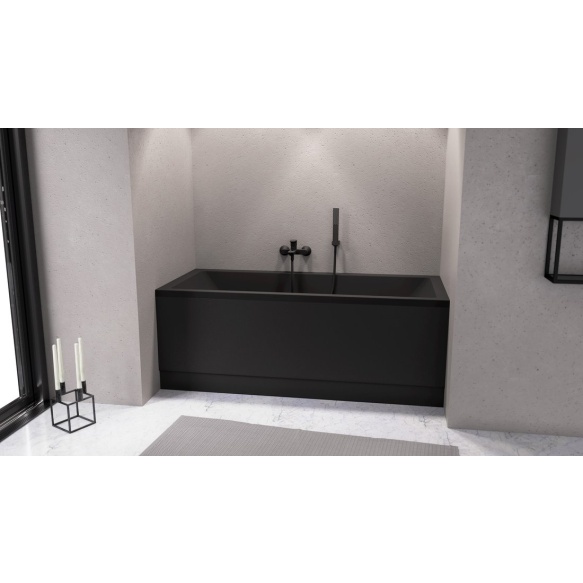 vann Cleo 170x70x48 cm, matt must
