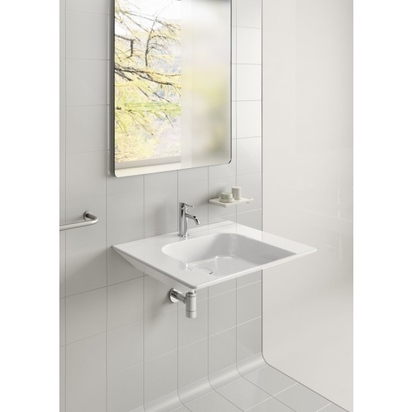 invavalamu COMMUNITY 70x55cm,  ilma ülevooluta,  valge ExtraGlaze