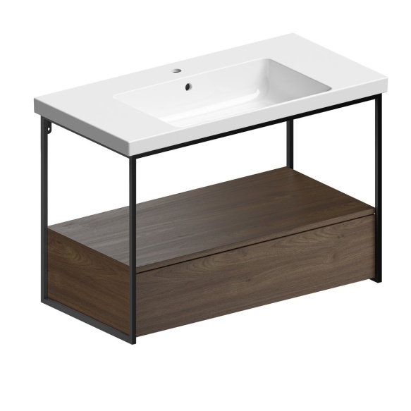 valamu 100x50cm,  NORM ilma segistiavata,  valge Extraglaze