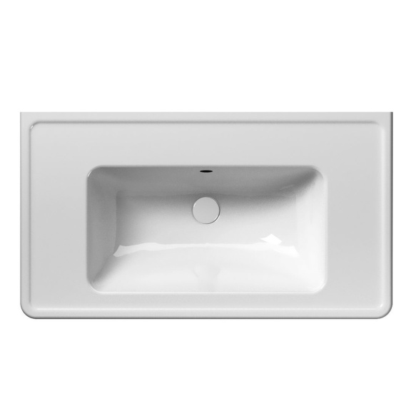 valamu CLASSIC 90x50cm,  ilma segistiavata,  valge ExtraGlaze